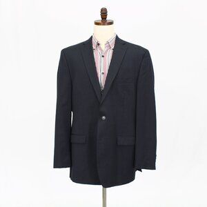 Calvin Klein 48L Gray Solid 2-Button Sport Coat Blazer Jacket P589